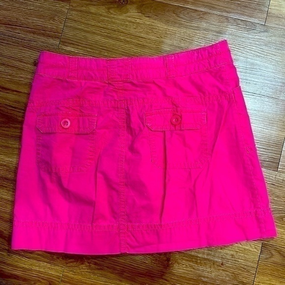 Vintage Barbiecore Sexy H&M Pink Denim Miniskirt size US 10 - Picture 2 of 4